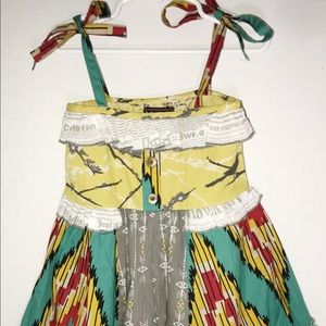 Mustard Pie Aztec Style Dress